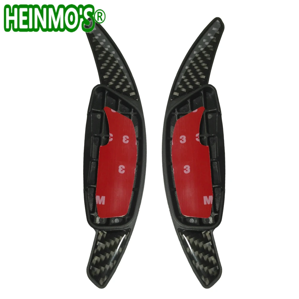Carbon Paddle Switch Shift Extension Steering Wheel Shift Paddles Steering Direct Shift Gear For Volvo S60L/S80 2014-2016