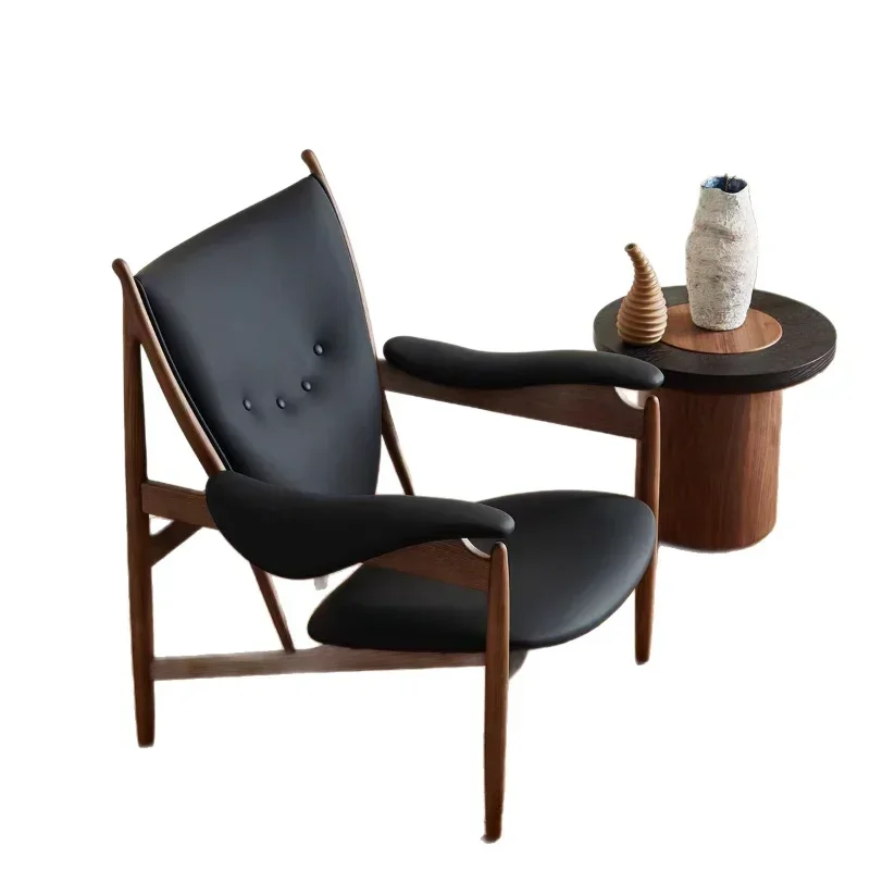 

Nordic Barcelona chair, modern leather single sofa