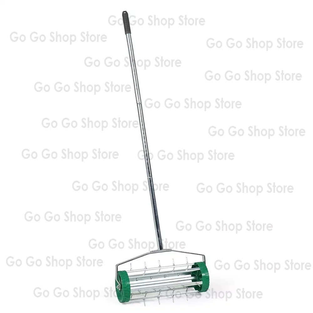 

Lawn punching hole loose soil cracking tooth oxygen breather garden turning roller rake iron nail