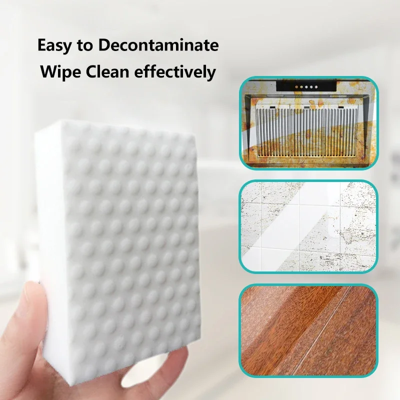 

20 40 Pcs Melamine Sponge Compressed Magic Shoes Kitchen Office Bathroom Multi-function Cleaning Tools Double Compression Sponge