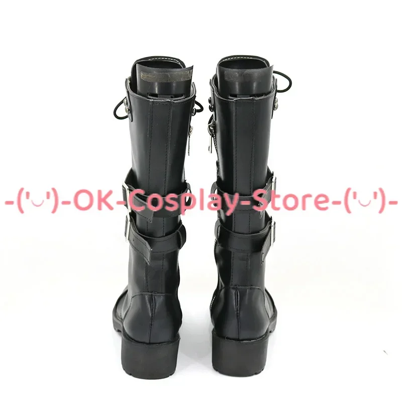 [Customized Size] Lady Mary Ann Arkham Cosplay Shoes Game Roleplay Costume Prop Halloween Carnival Party Boots PU Leather
