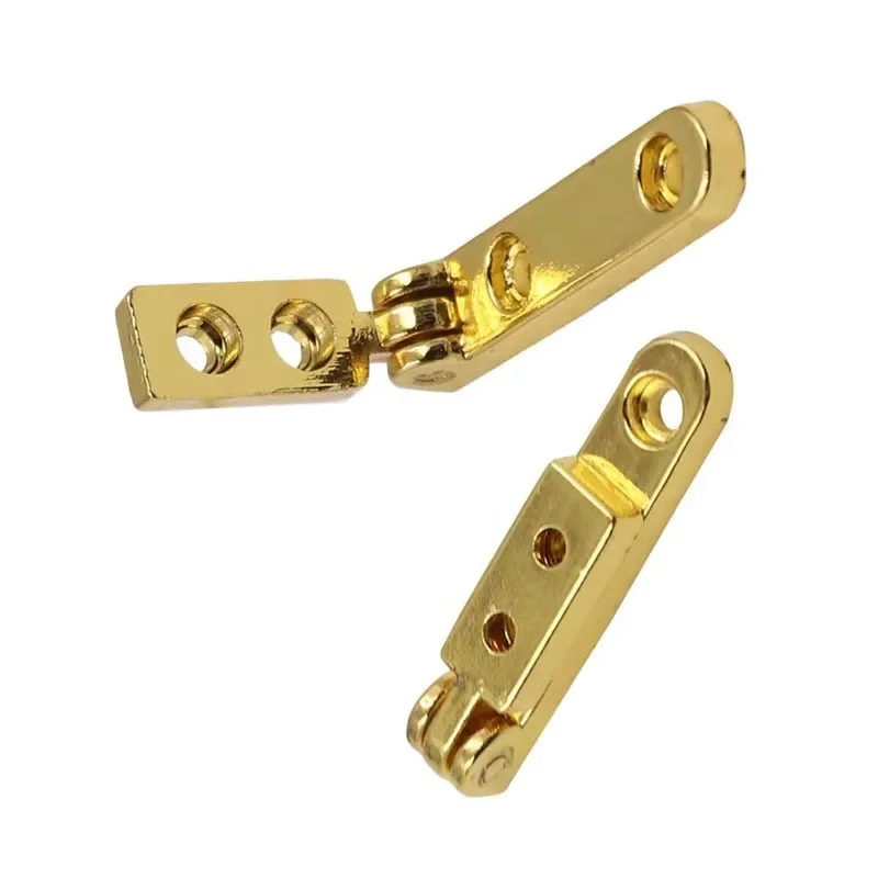90 Degree Hinges Zinc Alloy Seven-letter Spring Hinge for Wooden Box Gift Wine Jewellery Case Cabinet Furniture Hardware