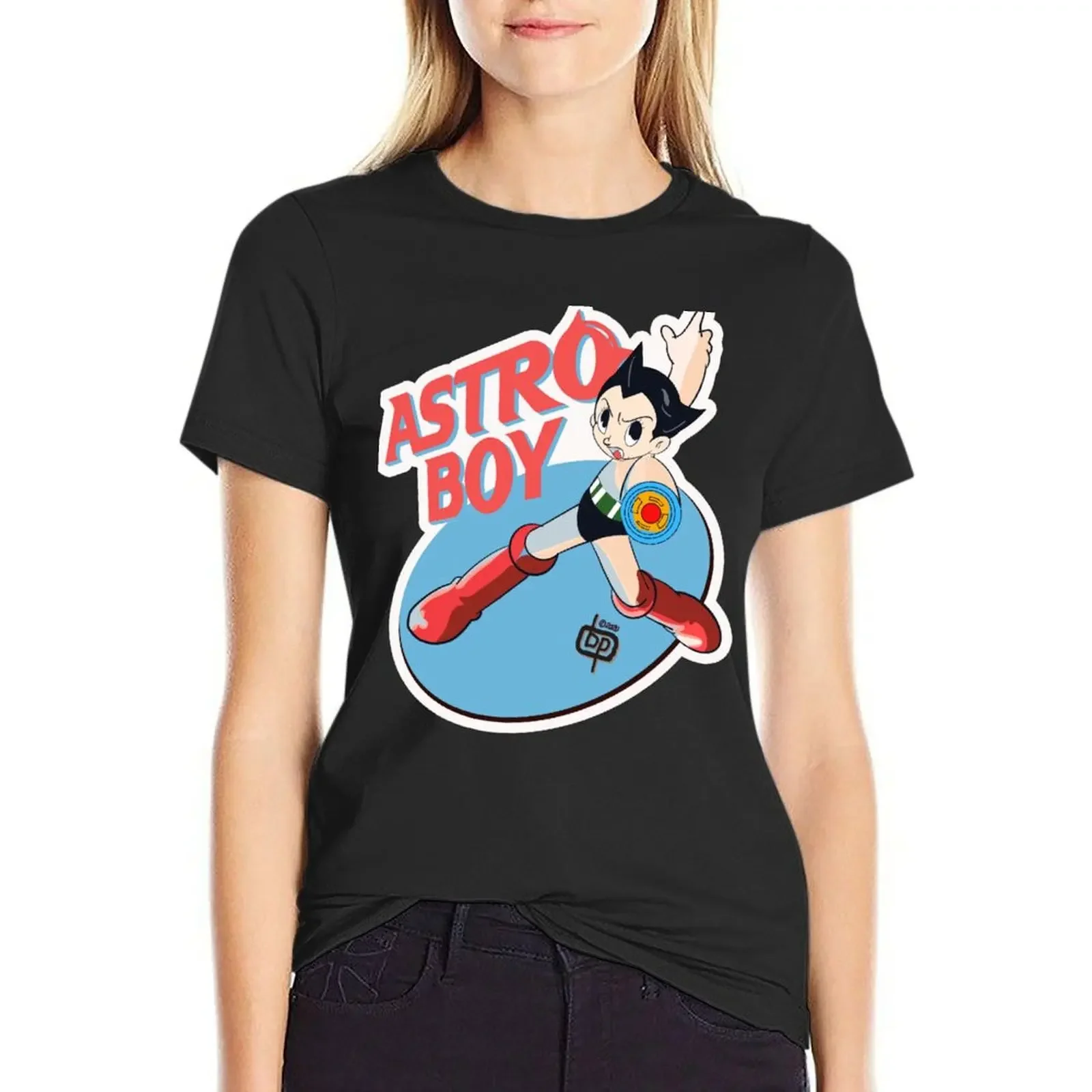

Astroboy Tetsuwan Atom, Astro Boy T-Shirt kawaii clothes animal prinfor plus size tops black t-shirts for Women