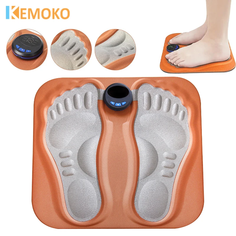 

6 Modes 3D Smart Foot Massage Pad Feet Massager 15 Levels Improve Blood Circulation Relax Muscles Slim Legs with Remote Control