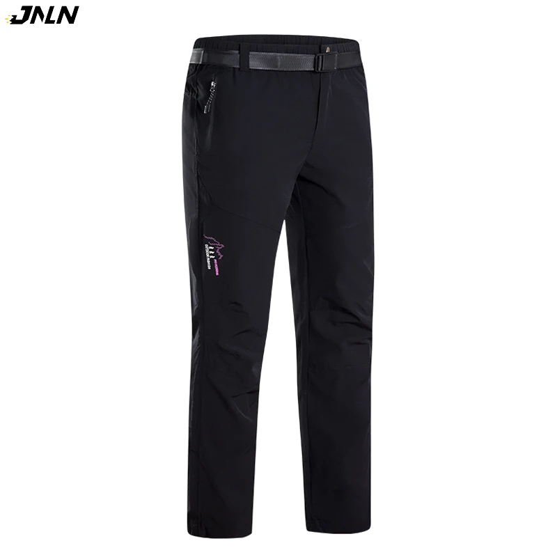 JNLN Women Hiking Pants Outdoor Camping Trekking Running Climbing Mountain Trousers Lightweight Quick Drying Waterproof Pants