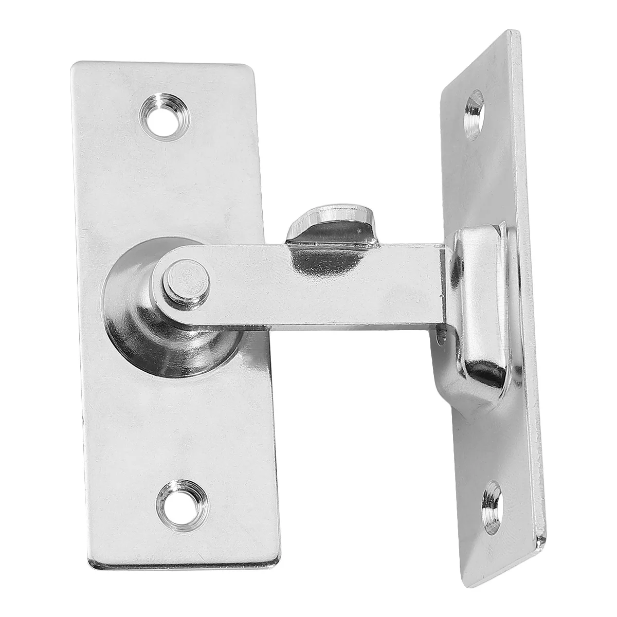 

Solid Stainless Steel 90 Degree Door Latch Bolt Large Silver Durable Sliding Lock Perfect for Home Door Safety