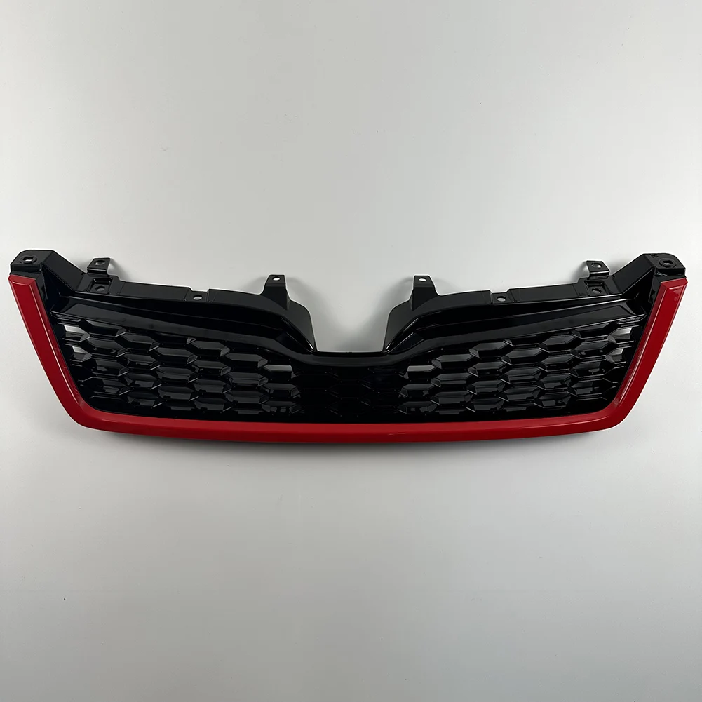 Auto Parts For subaru forester 2013-2018 Front Bumper Grille Mesh Engine Cover Upper Bumper Grille Racing Grille Body Kit