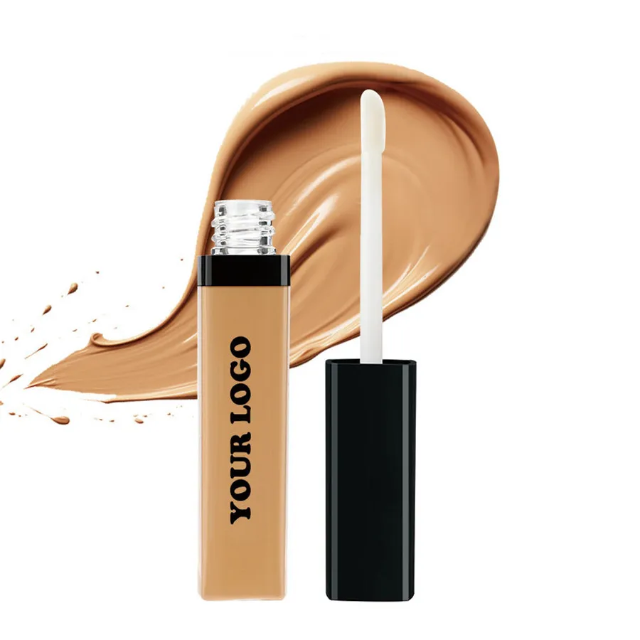 液体コンシーラープライベートラベルマルチカラーフェイシャルメイクアップファンデーションコンシーラーフルカバレッジ防水化粧品