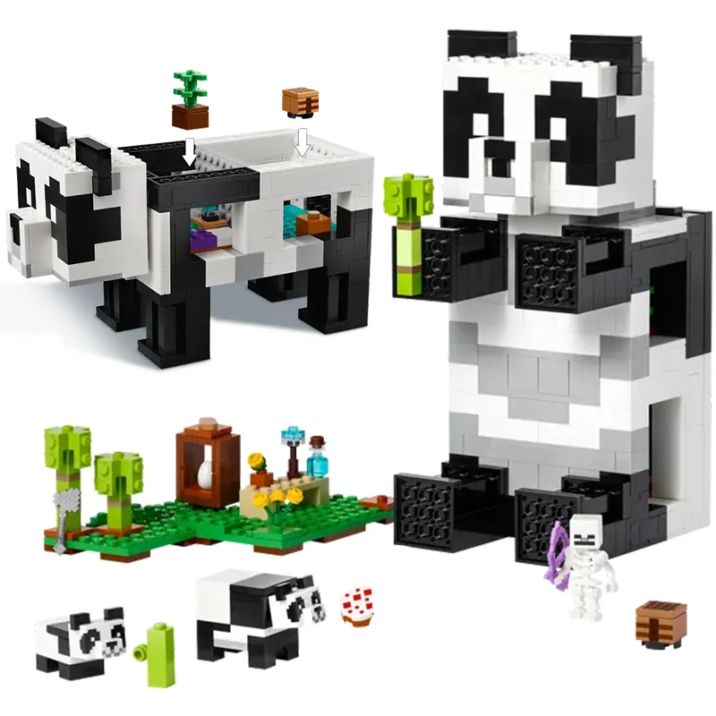 Compatible Bricks Sets MC My DIY World Series Building Blocks  The Panda Haven Children's Holiday Gift Assembling Toys