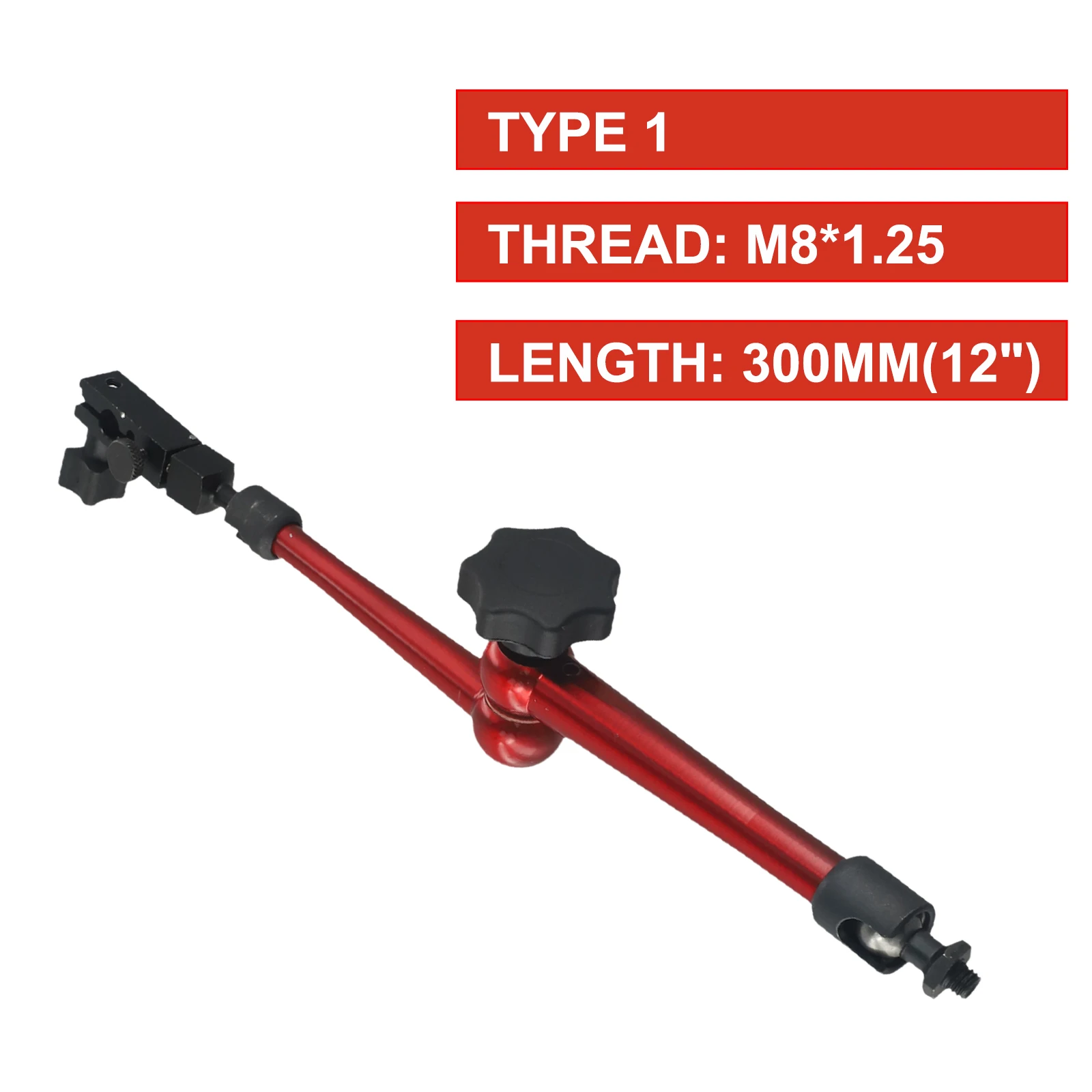 Magnetic Base Holder with Flexible Adjustable for stand for Dial Test Indicators Alloy Steel with Rustproof Chrome Finish