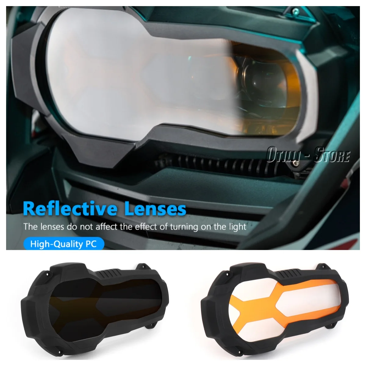 

For BMW R1200GS ADVENTUER R 1200 GS ADV R1250GS R1250 GS Adventure 2018 Motorcycle Headlight Protector Front Light Guard Cover