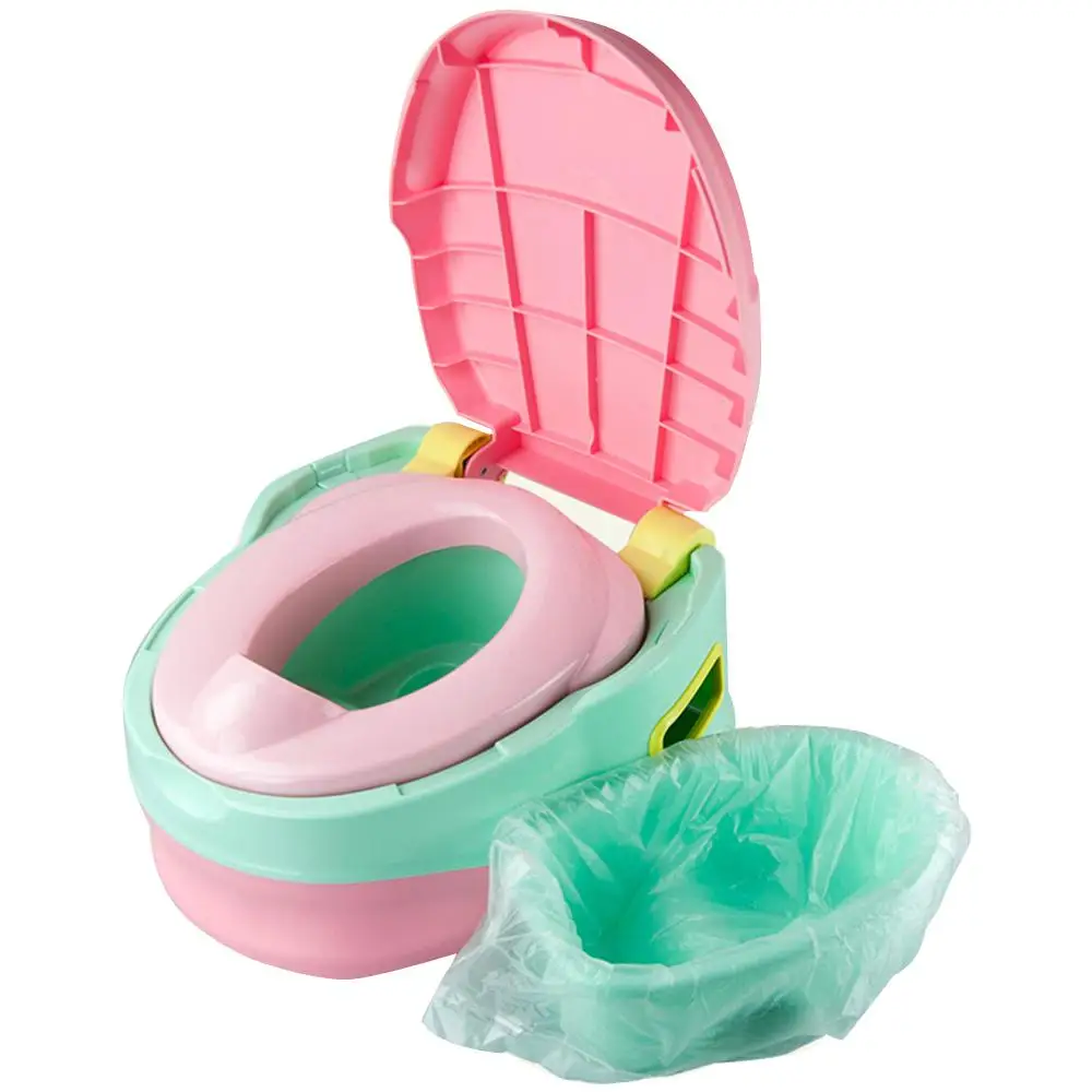 1~10PCS Roll Universal Potty Baby Training Toilet Seat Bin Bags Travel Urina Liners Disposable With Drawstring Boy Girl WC