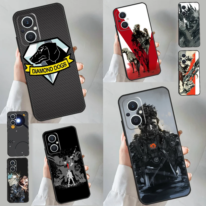 Metal Gear Solid For OPPO Reno 11F 10 11 Pro 4Z 5Z 8T 4 5 6 7 8 Lite OPPO Find X3 X6 Pro X2 Neo X5 Lite Case