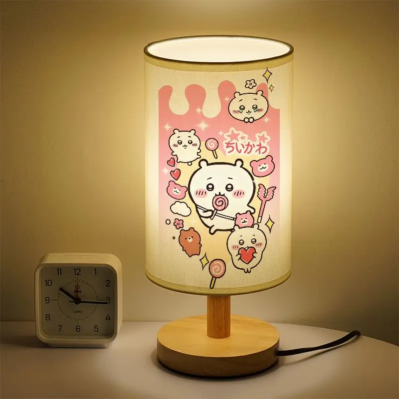 MINISO لطيف Kawaii LED ضوء الليل مثيرة للاهتمام Chiikawa Usagi Momonga أنيمي أباجورة الفردية الكرتون هدية عيد ميلاد #5