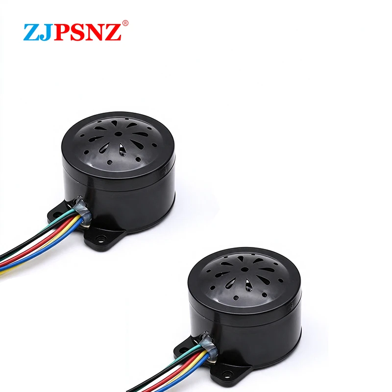 4IN1 48V-72V Horn Reversing Steering Anti-theft Electronic Speaker Led Flasher Waterproof For Motorcycle Scooter E-bike 6Wires