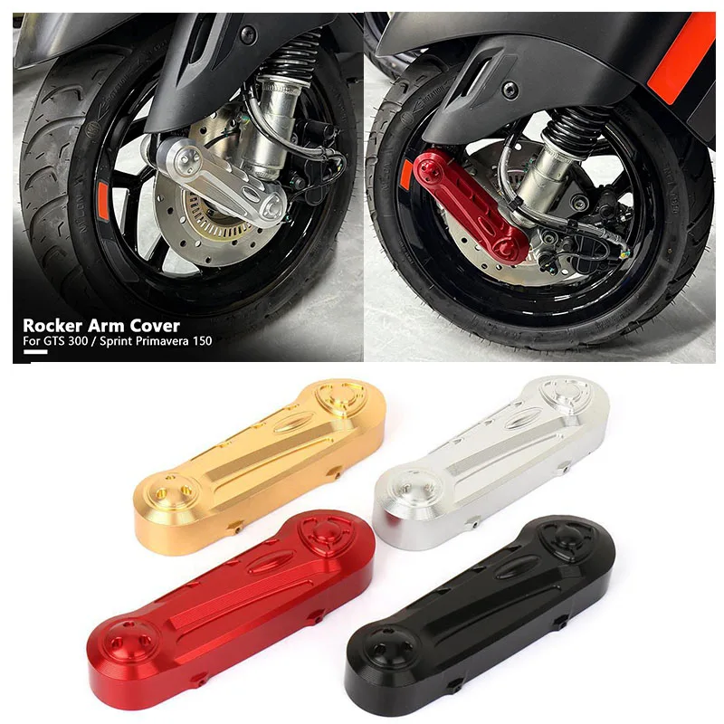 

FOR Vespa GTS300/Sprint150/Primavera150 CNC Front Fork Protector - Anti-Rust Aluminum Swing Arm Cover Caps
