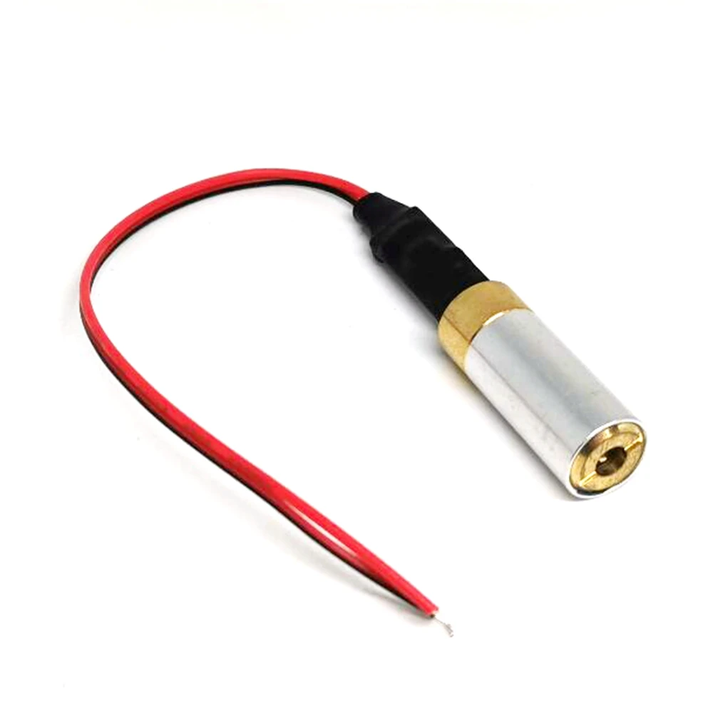 1Pc/5 Stuks Industriële Messing 532nm 5Mw Groene Laser Dot Module 3V Driver Uit
