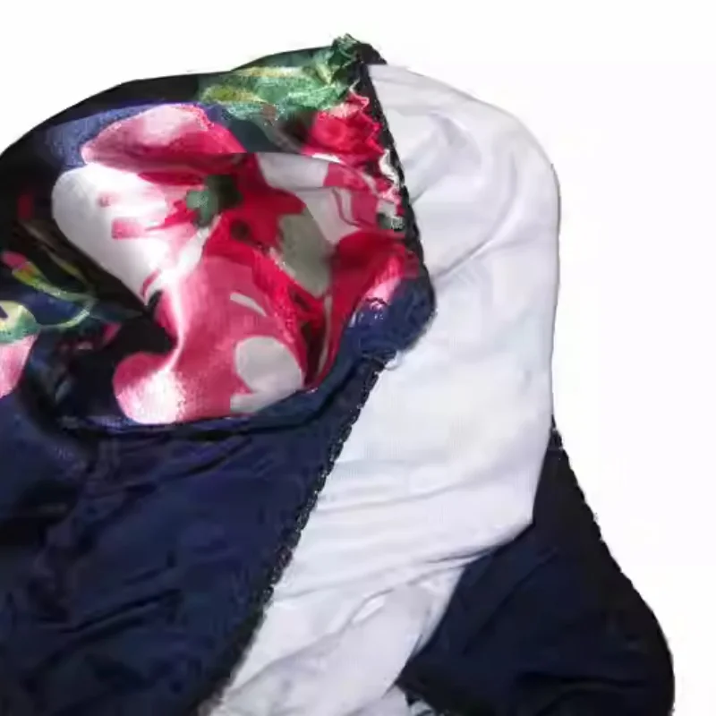 

Sexy Men's Silky Touch Floral Printing Panties Sissy Smooth Low Waist Briefs BF Private Party Live Show Dance Costumes Harajuku