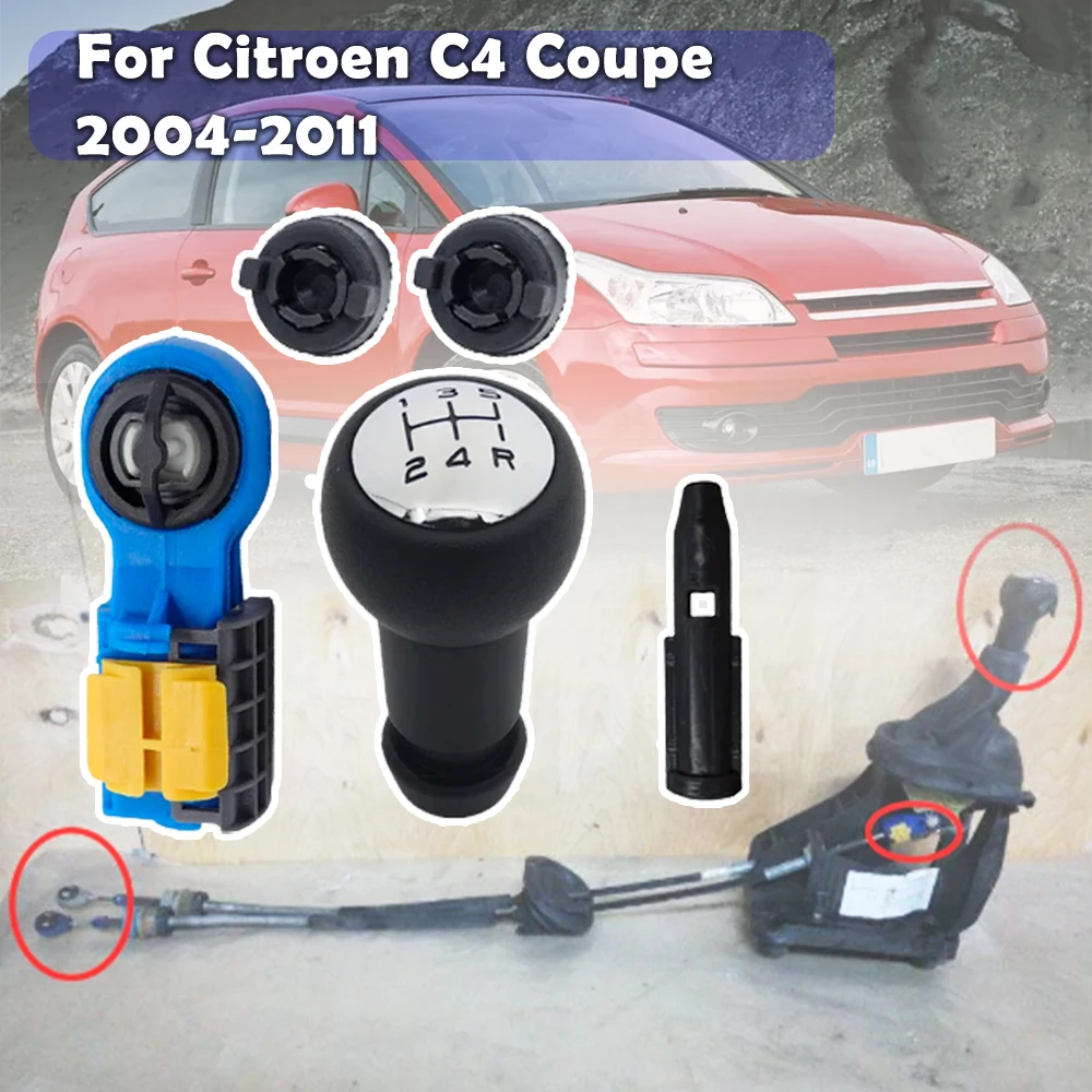 

Gearbox Repair Kit For Citroen C4 Coupe C3 III Hatchback C3 II 5Speed Knob Pen Linkage Control Cable Manual Transmission Rebuild