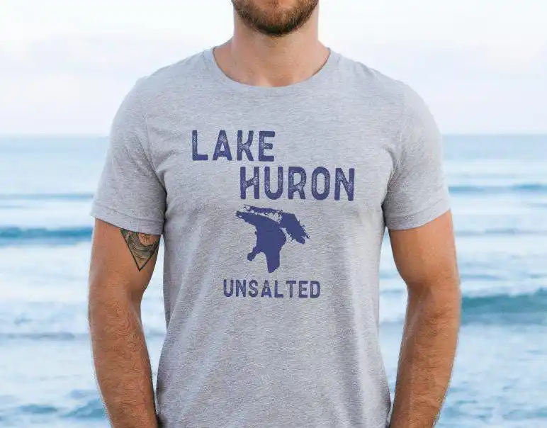

Футболка The Great Lakes SweaT Lake Huron Unsalted Women Life Мужская одежда