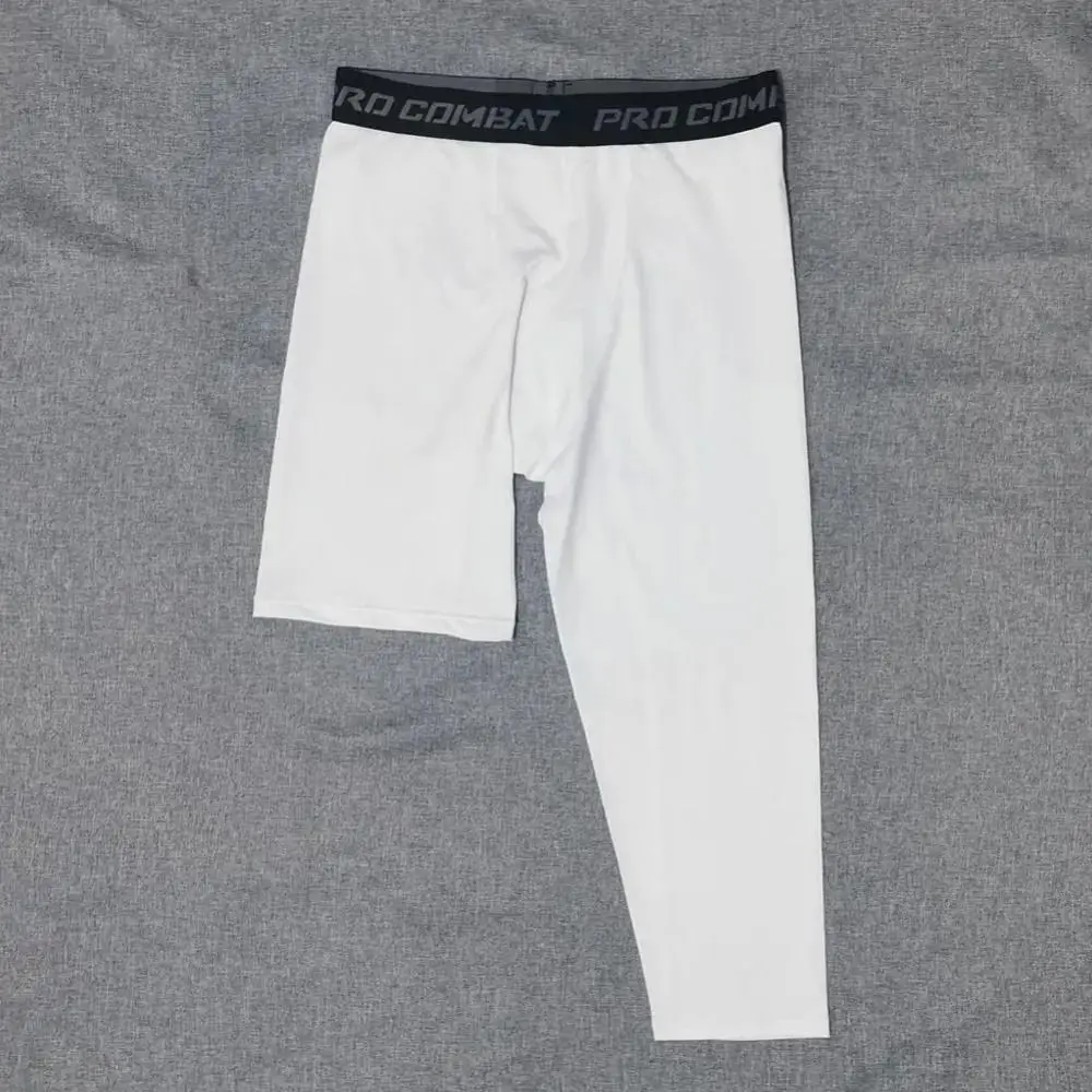One Leg Basketball Tights Sports Tights Breathable Single Leg Basketball Leggings Quick Drying Sweat Wicking image 2