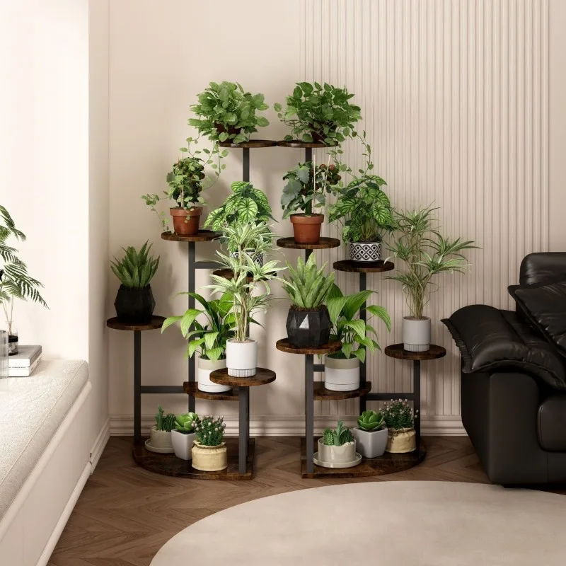 Multi-layer indoor flower stand, balcony flower pot flower stand, living room corner rack