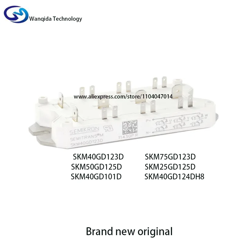 

SKM40GD123D SKM75GD123D SKM40GD101D SKM40GD124DH8 SKM50GD125D SKM25GD125D Power IGBT module Brand new original