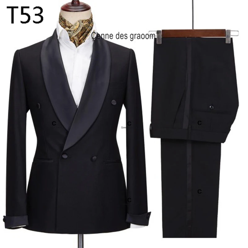 #A1 # - # T53 # Men's Set Three Piece Wedding Leisure Business Banquet Men's Clothing Direct Dropshipping