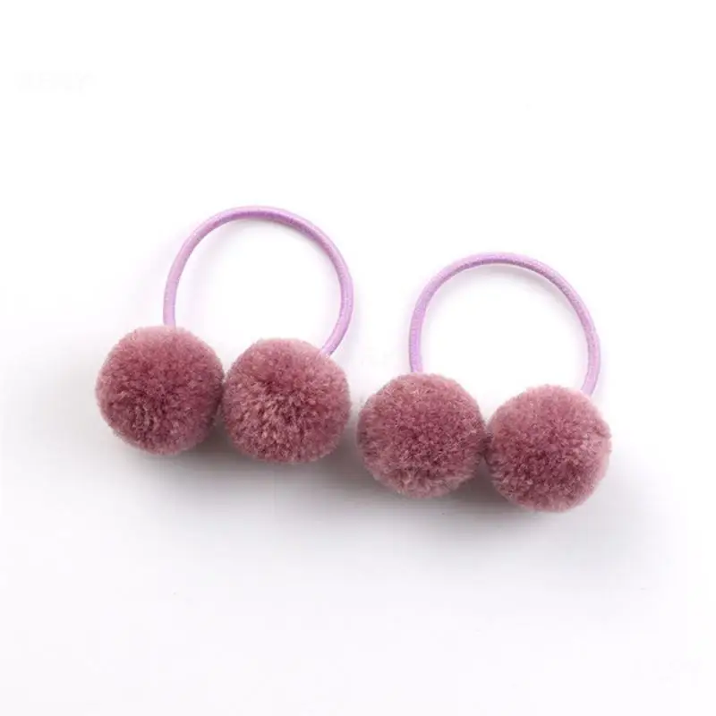 Hair Accessories Soft And Comfortable Fur Ball Fashion Hair Accessories Pom Pom Top Rated Kids Hair Accessories Hair Rope