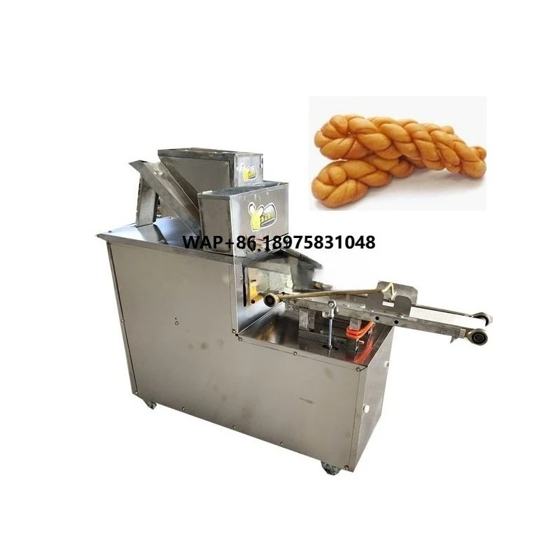 

Low Price Soft Pretzel Machine Sweet Crispy Wheat Flour Snack Fried Dough Twist Machine