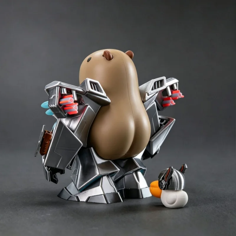Capybara Machine Robot Style Magnetic Diy Assembled Toy Q Version For Kids Desktop Decorative Ornament Gift