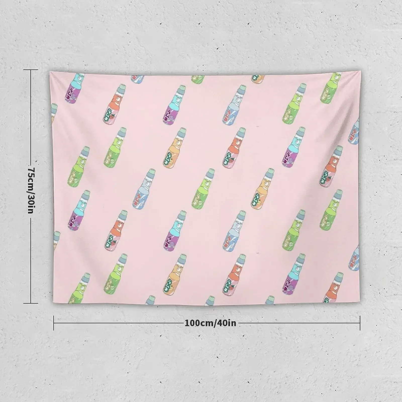 Kawaii Soda Drink Pattern Tapestry On The Wall Wall Hangings Decoration Cute Room Decor Room Decorations Tapestry