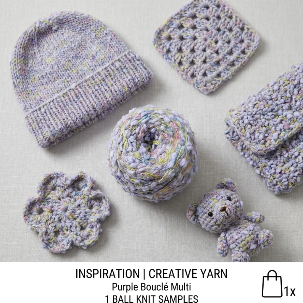 Korean Style DIY Yarn Ball 125g Hand Knitted Mixed Thread for Scarf Sweater Card Packaging Decoration Cute Gift