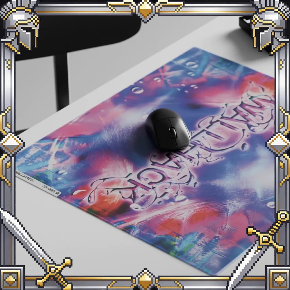 PAN Esports SP005 AsahiNa Glass Gaming Mousepad  FPS Both Control And Smoothness Mouse Pad For TTK APEX CSGO PC Accessories Gift