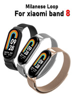 Milanese Loop For xiaomi Mi Band 8 bracelet  global version accessories smartwatch belt Strap pulseira correa miband 8 NFC strap