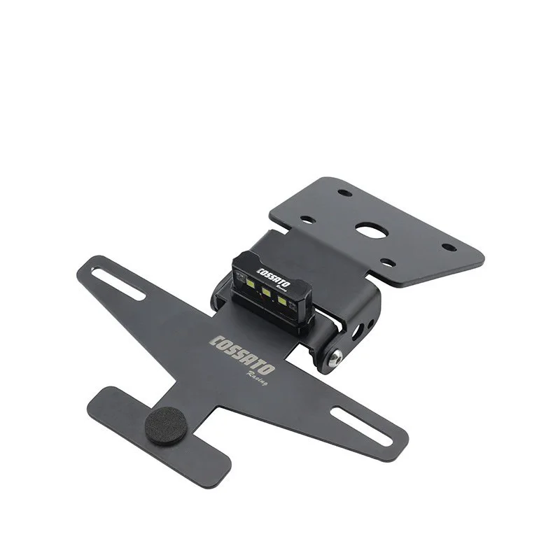 USERX Universal Motorcycle Accessories Short-tail stainless steel folded License plate holders for Zongshen Saikelon RC401