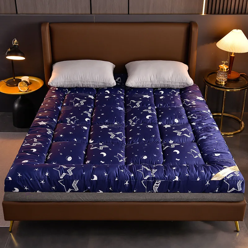 Mat Bedroom Furniture Mattress Feather Fiber Polyester Velvet Mattress Suitable for Tatami Full Size Bed Frame Mattress