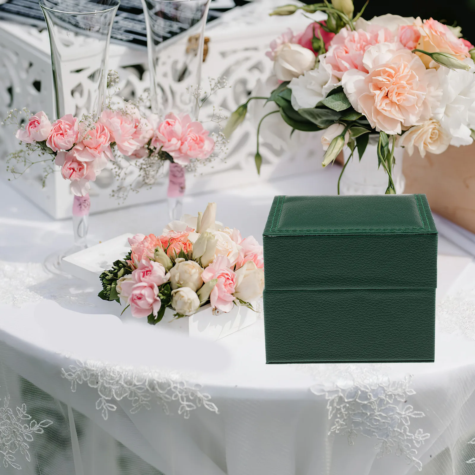 PU-horlogedoos Enkele retro anti-vibratie beschermende horlogekast Draagbare display-opslagorganisator Geschenkverpakking