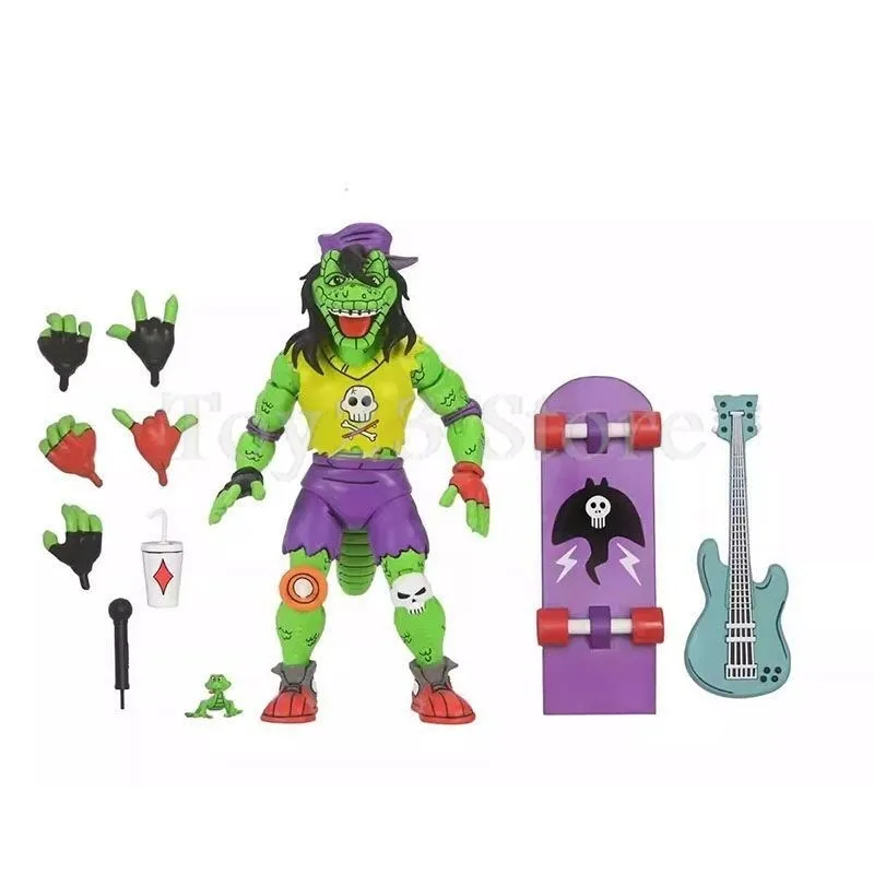 Neca TMNT Mondo Gecko Action Figure Anime Coleção NECA Filme Brinquedos Boneca Presente de Aniversário