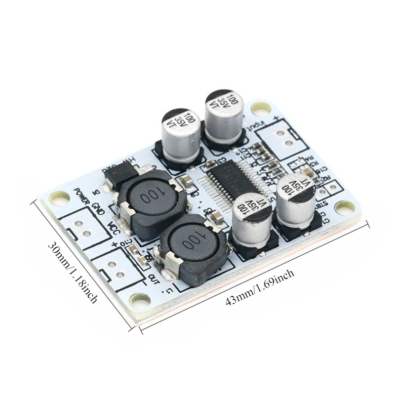 5pcs TPA3110 PBTL Mono Digital Amplifier Board 30W Class D Audio Amp Module DC12V for DIY Speaker Subwoofer