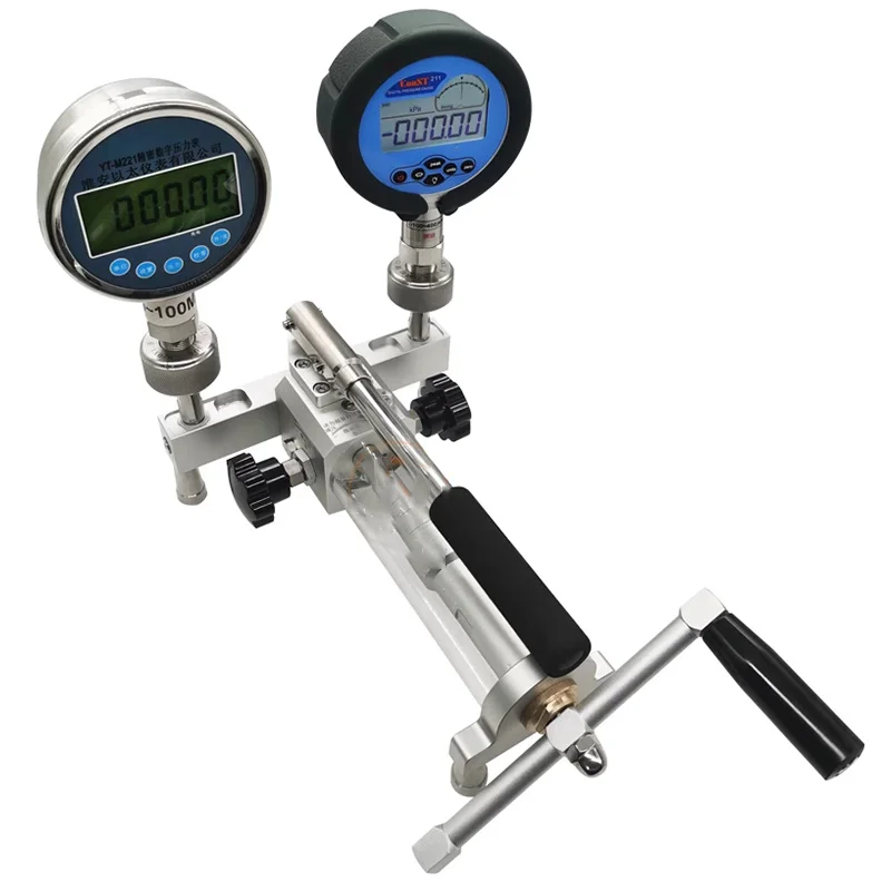 Portable pressure source manual calibration table pressure gauge calibration device pressure test hydraulic source handheld pres