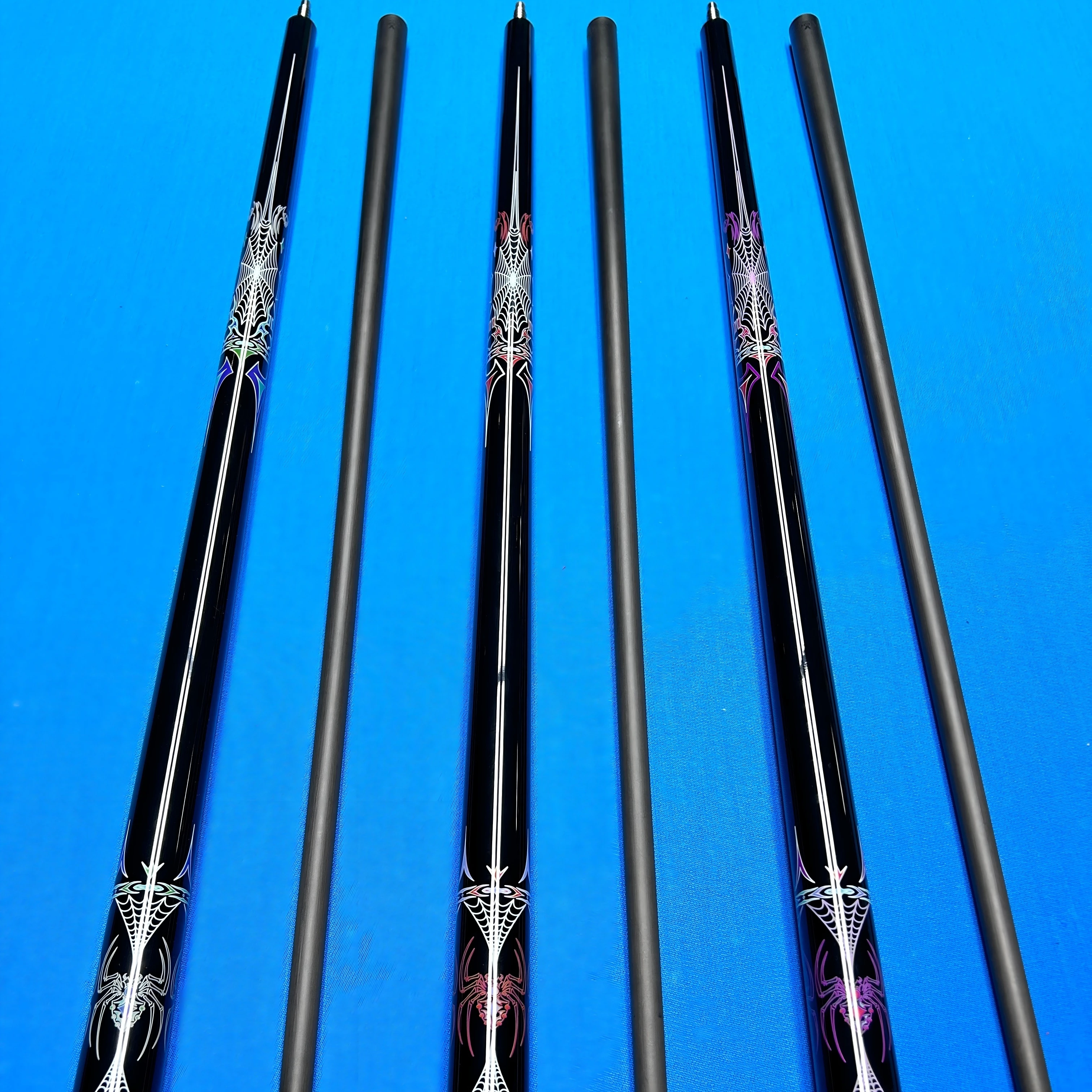 

STLF Durable Pool Cue COC Cue Sticks Full Carbon Fiber Stick Billiards Snooker Cue Stainless Steel Layer 12.5mm Wholesale Price