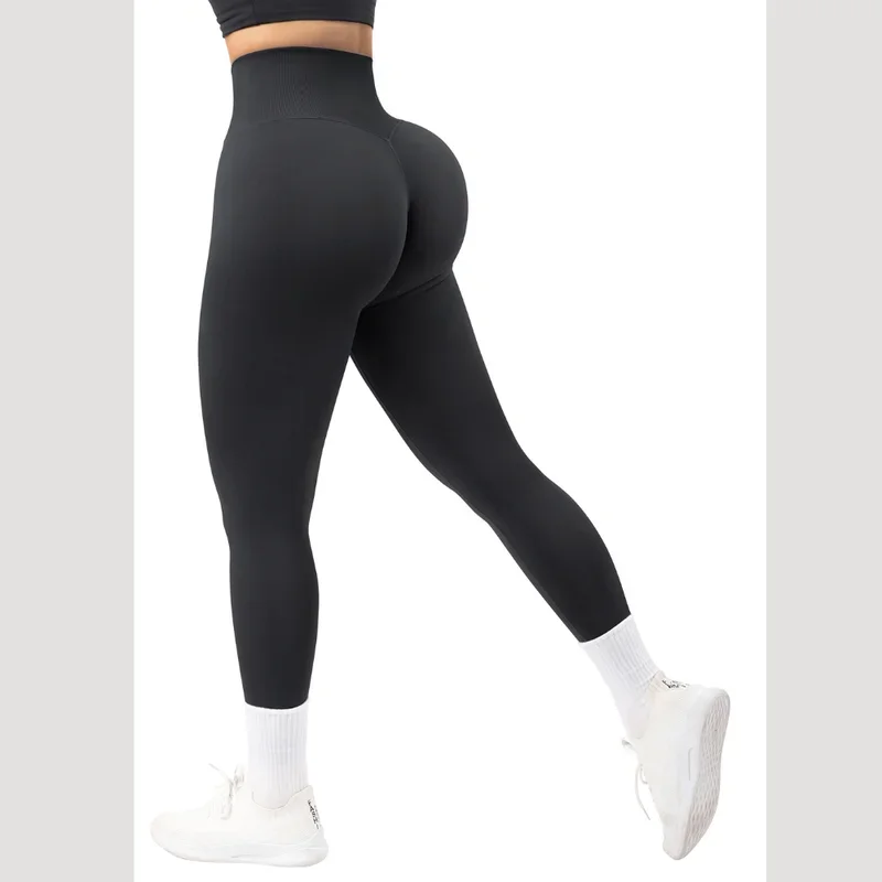 Mallas deportivas sin costuras para Mujer, Pantalones de Yoga para Fitness, mallas de entrenamiento para gimnasio