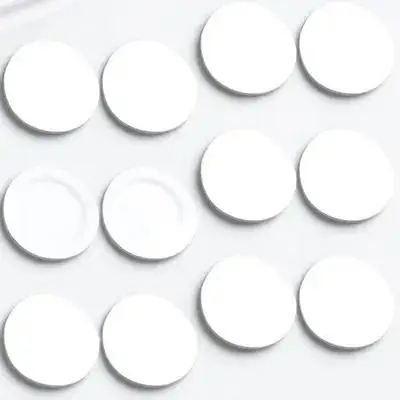 

12pcs Clear Suction Bumpers Glass Tabletop Anti-Slip Pads Pp Material Transparent Furniture Bumper For Cabinet Desk Spacer