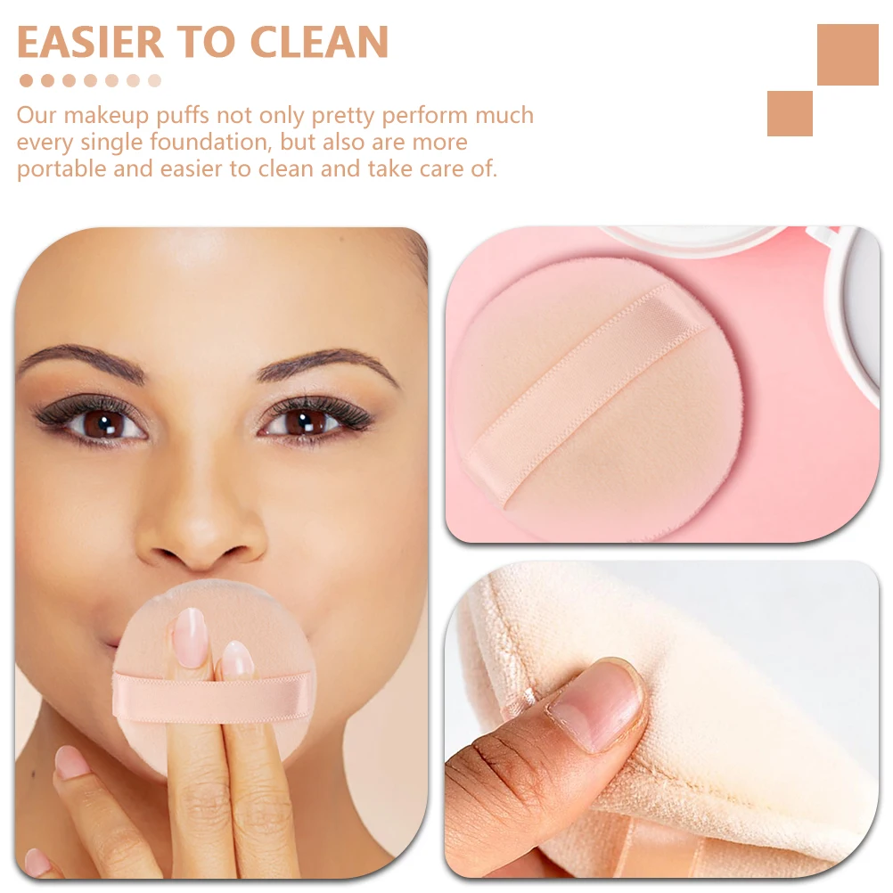 20Pcs Makeup Puff Premium Soft Sponge for Face Powder Foundation Application Easy to Clean Portable Tool for Women
