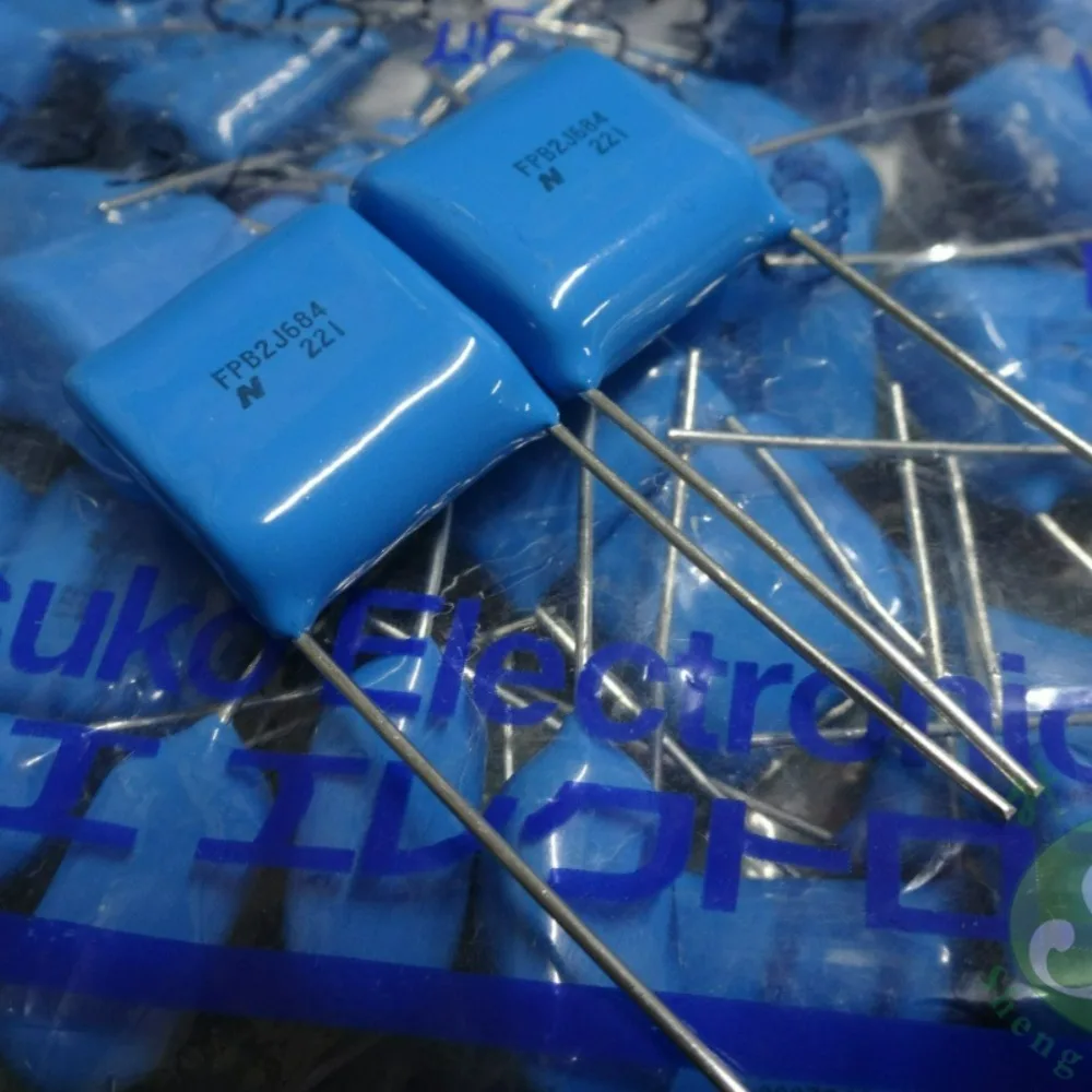 10pcs/lot CBB 0.68uf 630V 680nf u68 684 Brand New 15mm Film Capacitor