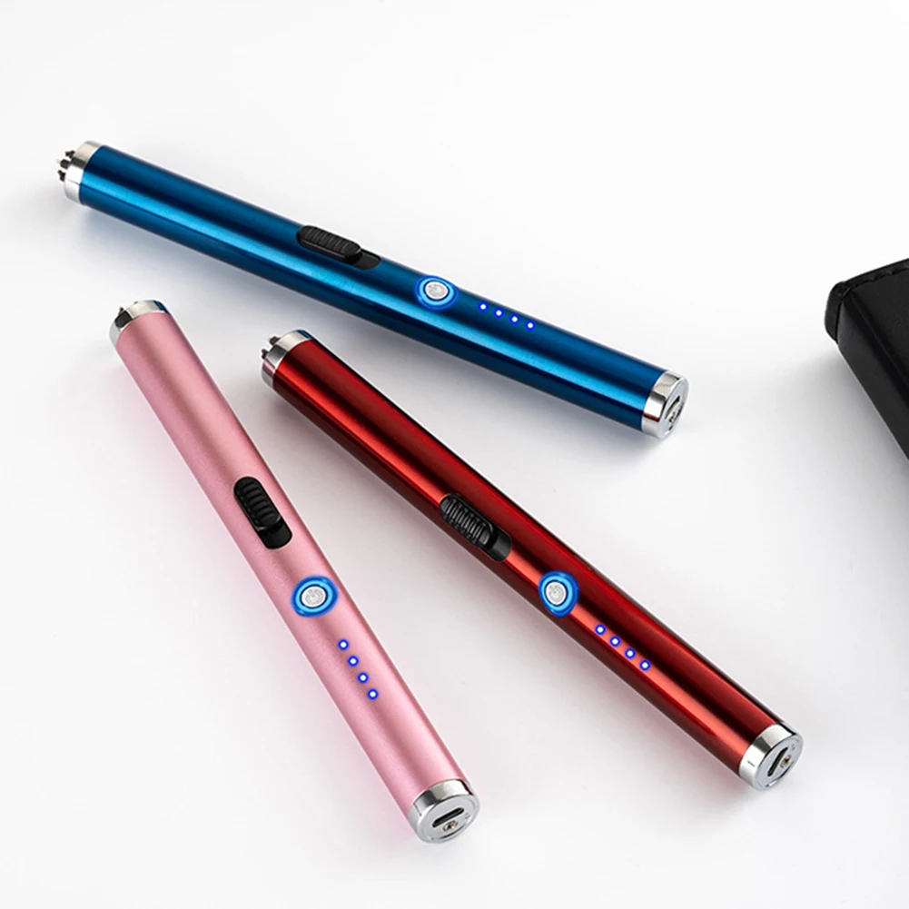 

Перезаряжаемая зажигалка с двойной дугой, портативная компактная Зажигалка для плиты для дома, кухни, кемпинга