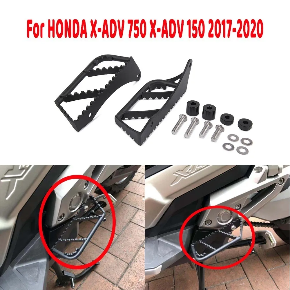 

DWOE Motorcycle Rear Foot Pegs Footboard Footrest Passenger Footpeg Parts Fit For HONDA X-ADV 750 X-ADV 150 2017-2020