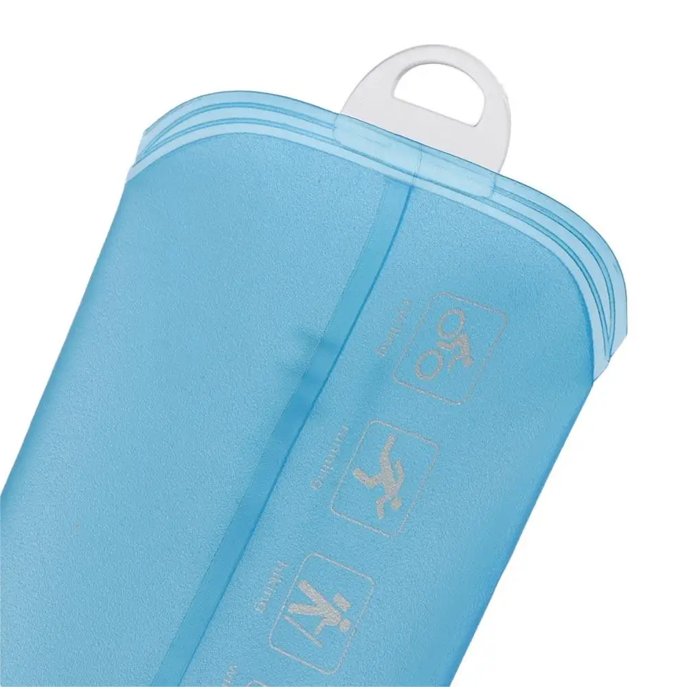 

Ultralight TPU Folding Water Bottle Soft Flask Water Bag Sport Water Bottle Blue Collapsible Water Bottle Outdoor Camping
