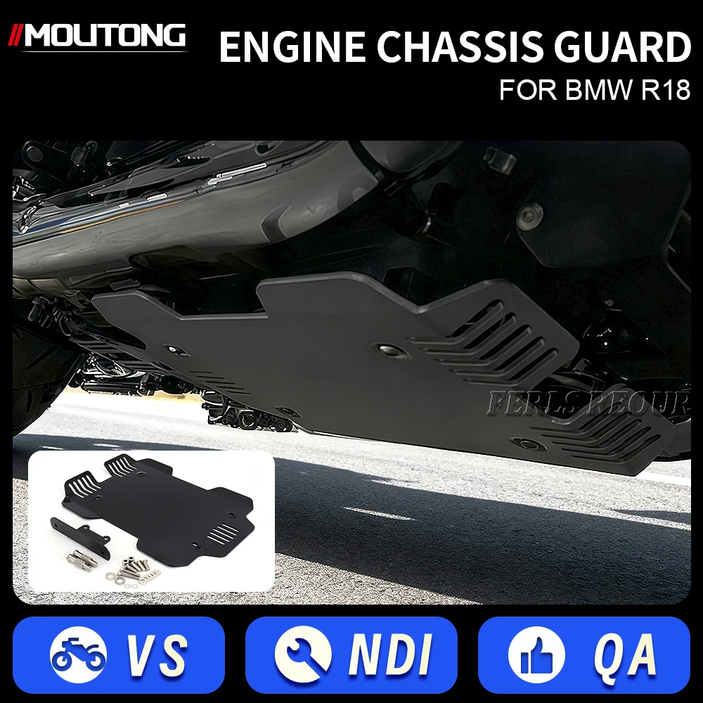 

2020 2021 2022 Motorcycle Accessories Engine Chassis Protection Guard Skid Plate Protector For BMW R 18 R18 r18 2023 Aluminum